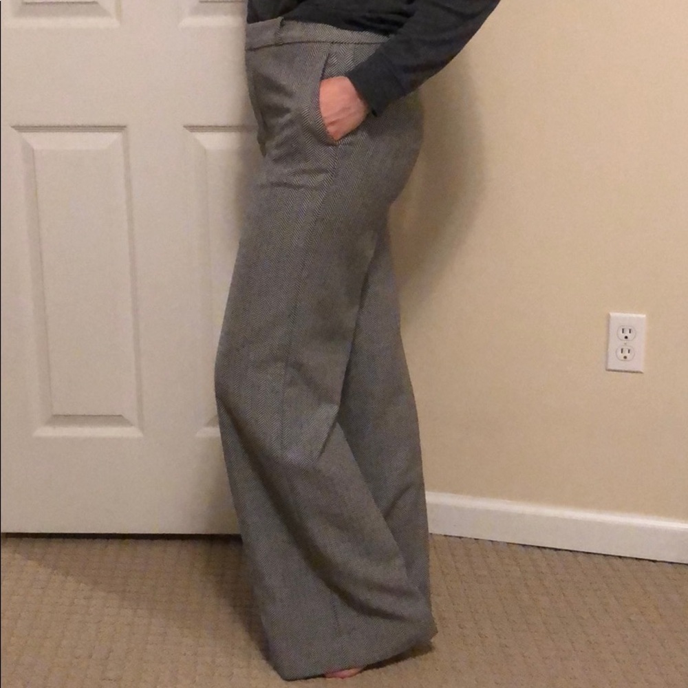 Beautiful herringbone wide leg pants